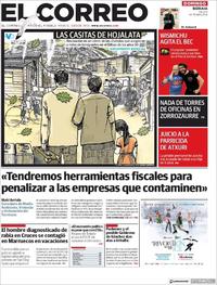 Portada El Correo 2019-12-08