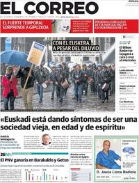 Portada El Correo 2019-05-20