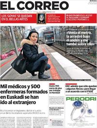 Portada El Correo 2019-12-24