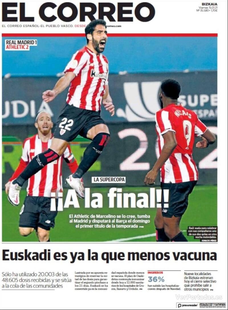 Portada El Periódico 2021-01-15