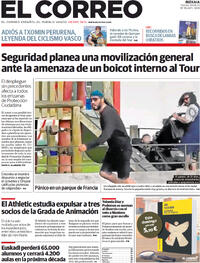 Portada El Correo 2023-06-09