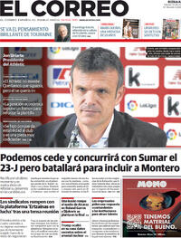 Portada El Correo 2023-06-10
