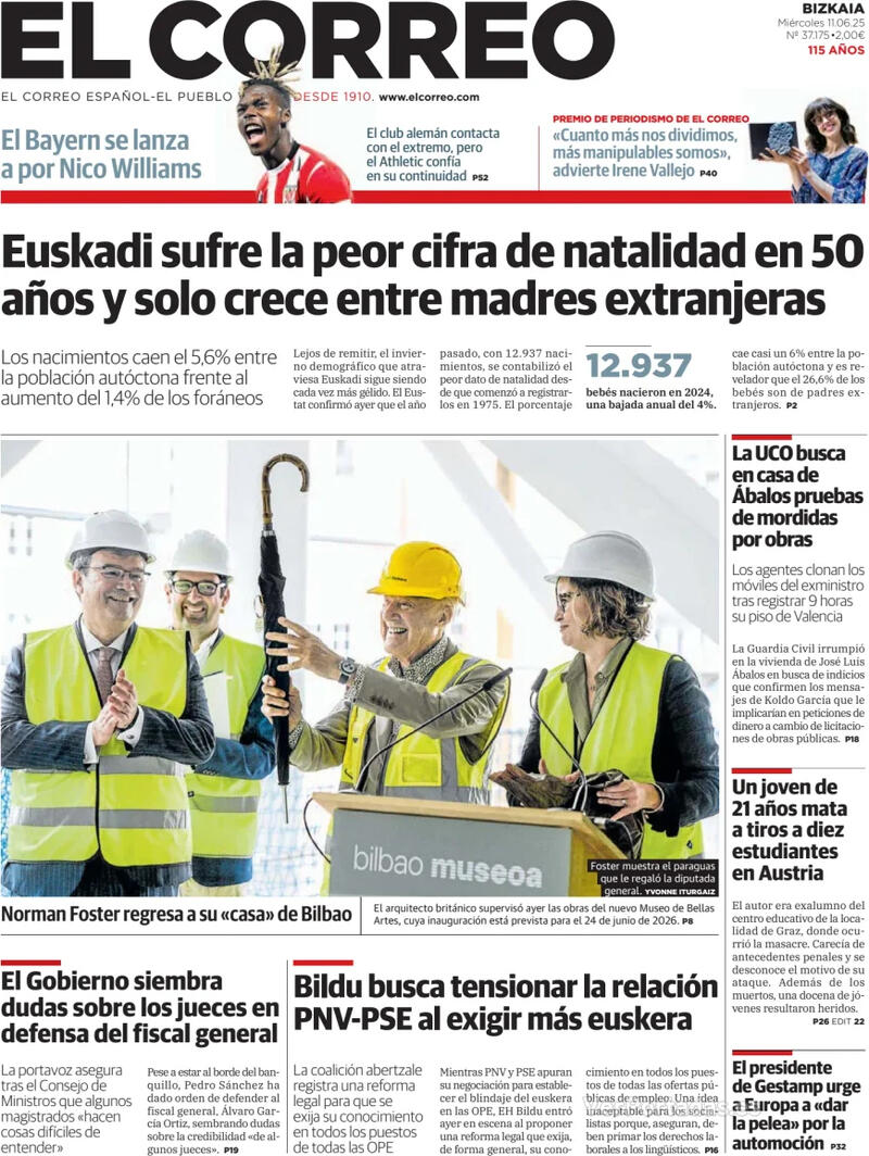 Portada El Periódico 2025-06-11