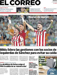 Portada El Correo 2025-09-01