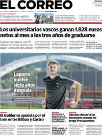 Portada El Correo 2025-09-02