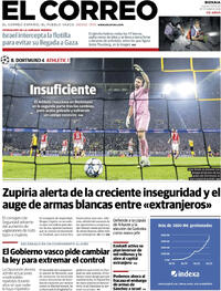 Portada El Correo 2025-10-02
