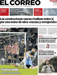 Portada El Correo 2025-11-02