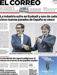 Portada El Correo 2025-09-03