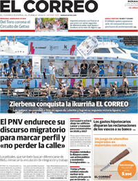 Portada El Correo 2025-08-04