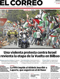Portada El Correo 2025-09-04