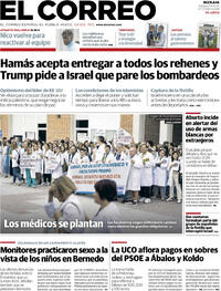 Portada El Correo 2025-10-04