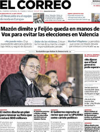 Portada El Correo 2025-11-04