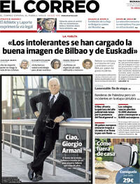 Portada El Correo 2025-09-05