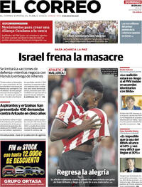 Portada El Correo 2025-10-05