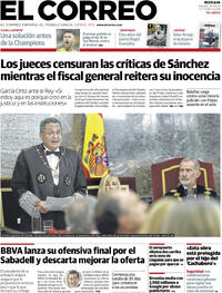 Portada El Correo 2025-09-06