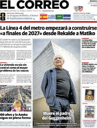 Portada El Correo 2025-12-06