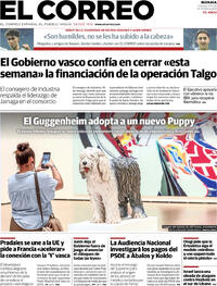 Portada El Correo 2025-11-07