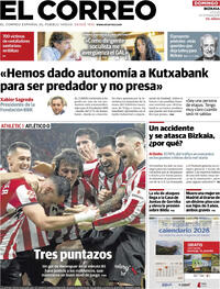 Portada El Correo 2025-12-07