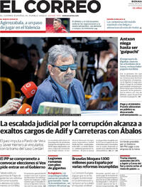 Portada periódico El Correo