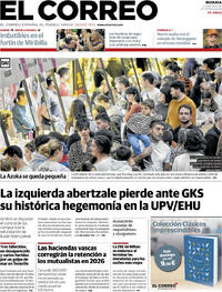 Portada El Correo 2025-12-08
