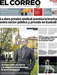 Portada El Correo 2025-11-09
