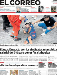 Portada periódico El Correo