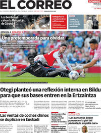 Portada El Correo 2025-08-10
