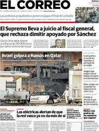 Portada El Correo 2025-09-10