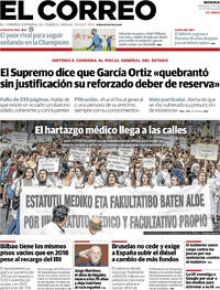 Portada El Correo 2025-12-10