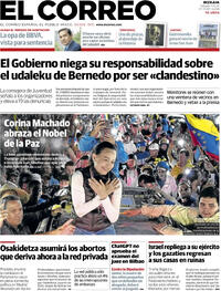 Portada El Correo 2025-10-11
