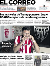 Portada El Correo 2025-09-12