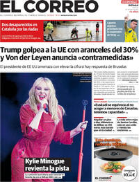 Portada El Correo 2025-07-13