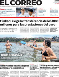 Portada El Correo 2025-07-14