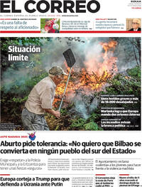 Portada El Correo 2025-08-14
