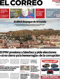 Portada El Correo 2025-12-14