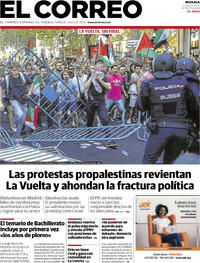 Portada El Correo 2025-09-15