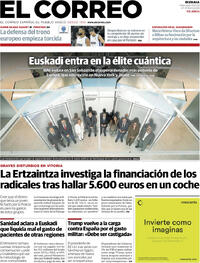 Portada El Correo 2025-10-15
