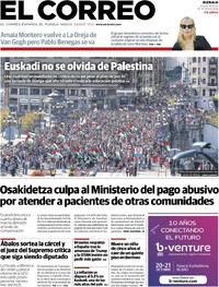 Portada El Correo 2025-10-16