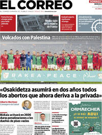 Portada El Correo 2025-11-16
