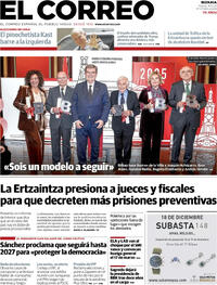 Portada El Correo 2025-12-16