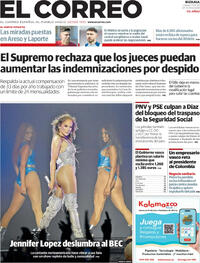 Portada El Correo 2025-07-17