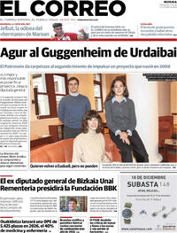 Portada El Correo 2025-12-17