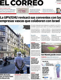 Portada El Correo 2025-09-18