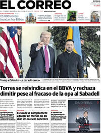Portada El Correo 2025-10-18