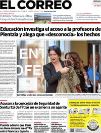 Portada El Correo 2025-11-18