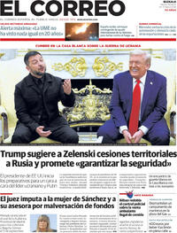 Portada El Correo 2025-08-19