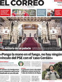 Portada El Correo 2025-07-20