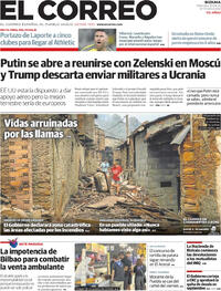 Portada El Correo 2025-08-20
