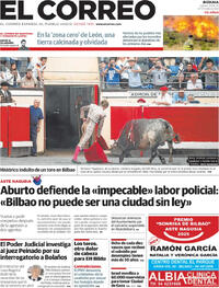 Portada El Correo 2025-08-21