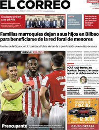 Portada El Correo 2025-09-21